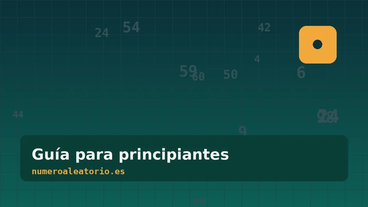 Numero Aleatorio para principiantes: qué es y para qué sirve
