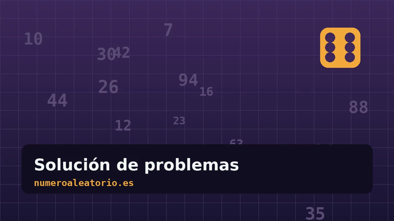 Solución de problemas: el generador no funciona como esperas